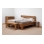 Masívna dubová posteľ Adriana Lux (dub cink)