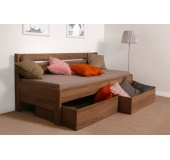 Masívna dubová posteľ Tina