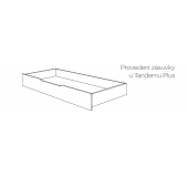 Tandem Plus - zásuvka pod posteľ (buk jadrový cink)