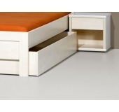 Zásuvka pod posteľ Gloria XL/Adriana  (dyha, buk jadrový cink)