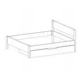 Zásuvka pod posteľ Sofi XL/Sofi Lux XL (dyha, buk priebežný)