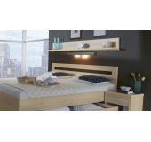 Závesná polica nad posteľ Ilessi 160/180 cm (buk priebežný)