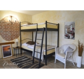 Poschodová kovaná posteľ Nantes