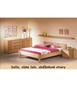 Masívna buková posteľ Dalila